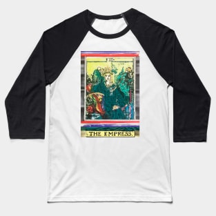 The Empress Tarot Card Art Design Baseball T-Shirt